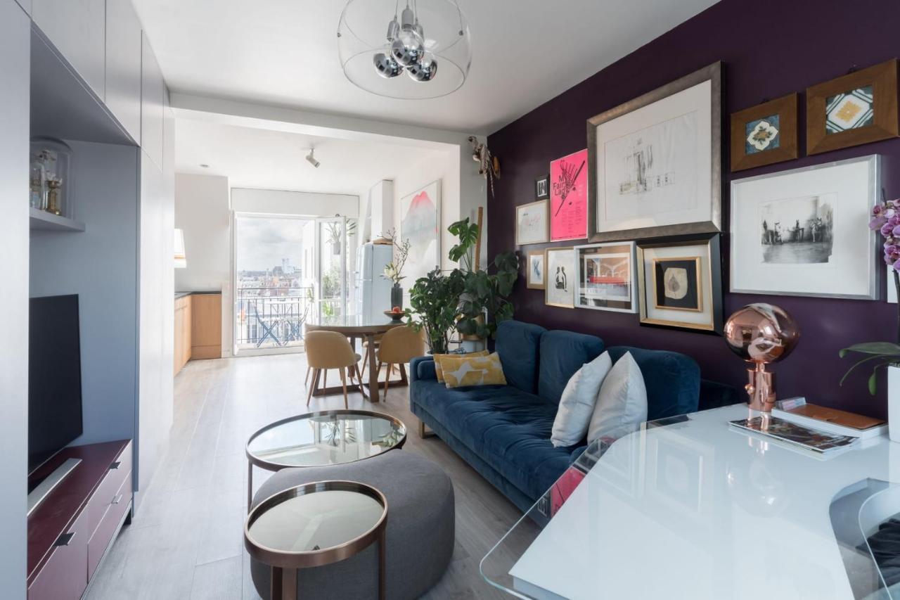 Bright And Homely 1 Bedroom Rooftop Apartment In The Marais In Paris Exterior foto