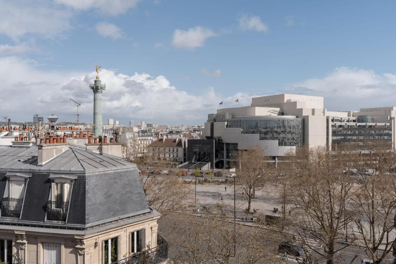 Bright And Homely 1 Bedroom Rooftop Apartment In The Marais In Paris Exterior foto